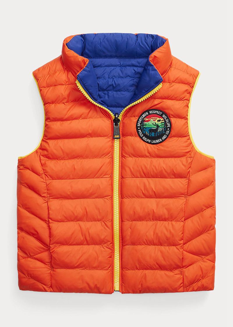 Gilet ralph lauren discount orange